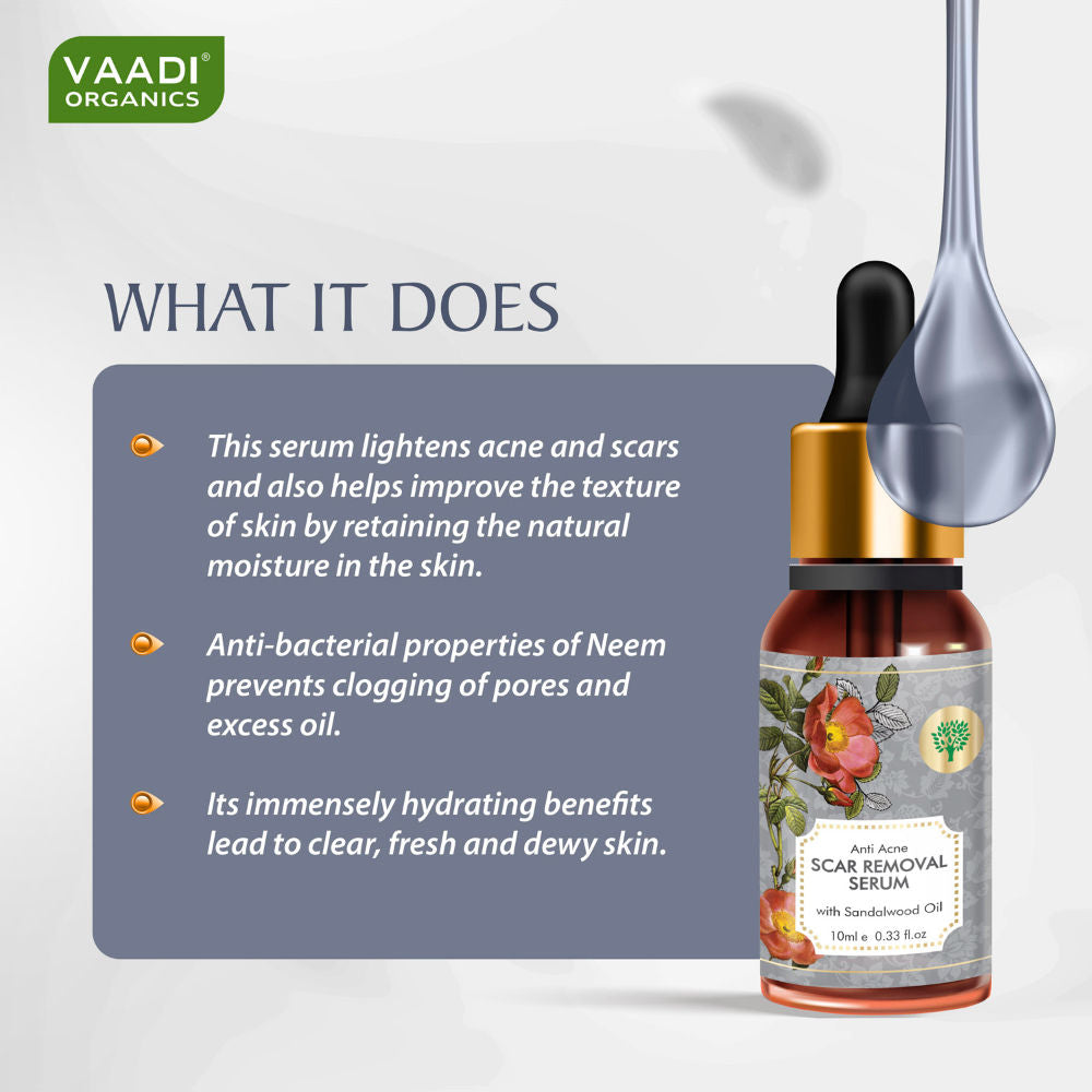 Anti Acne Scar Removal Serum With Sandalwood Oil