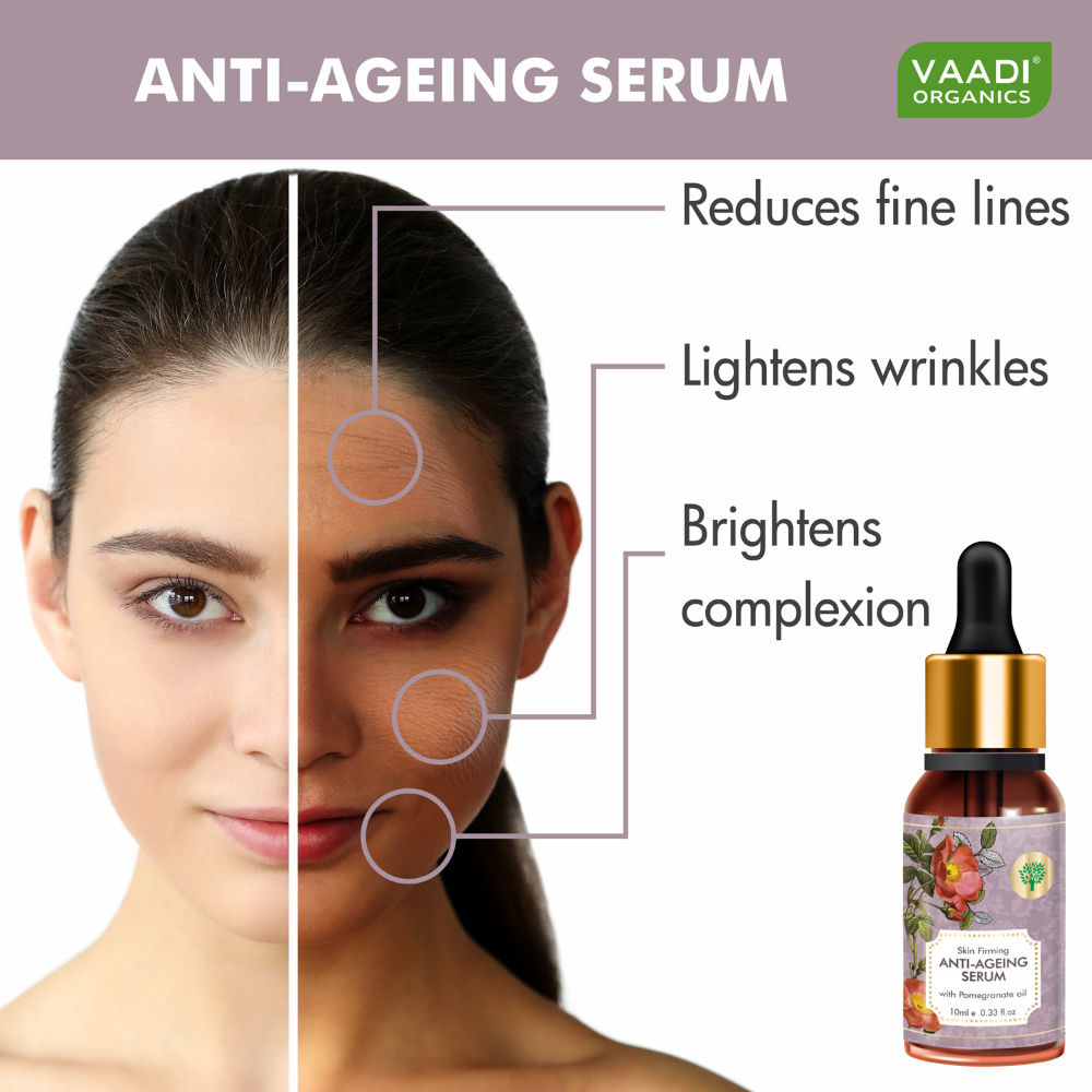 Skin Firming Anti Ageing Serum With Pomegranate Oil