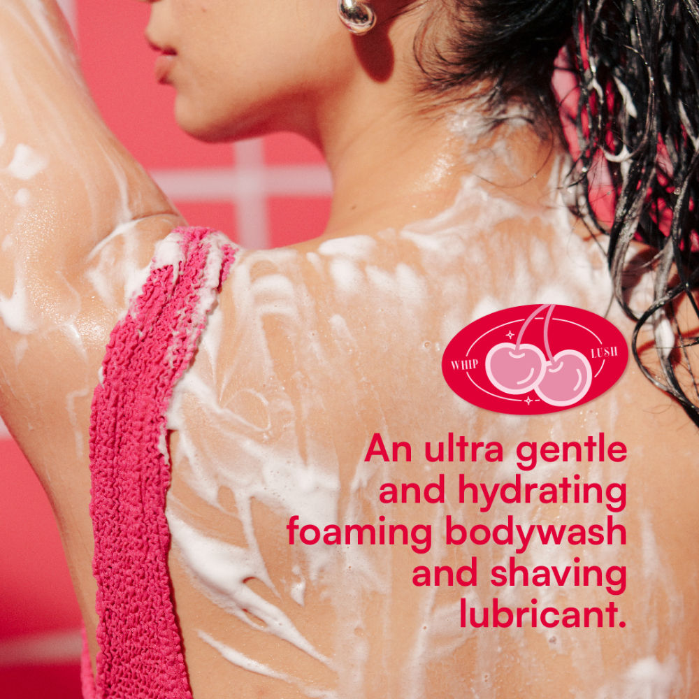 Whip Lush, Lux Whipped Cream Body Wash & Shaving Cream, Cherry Scent