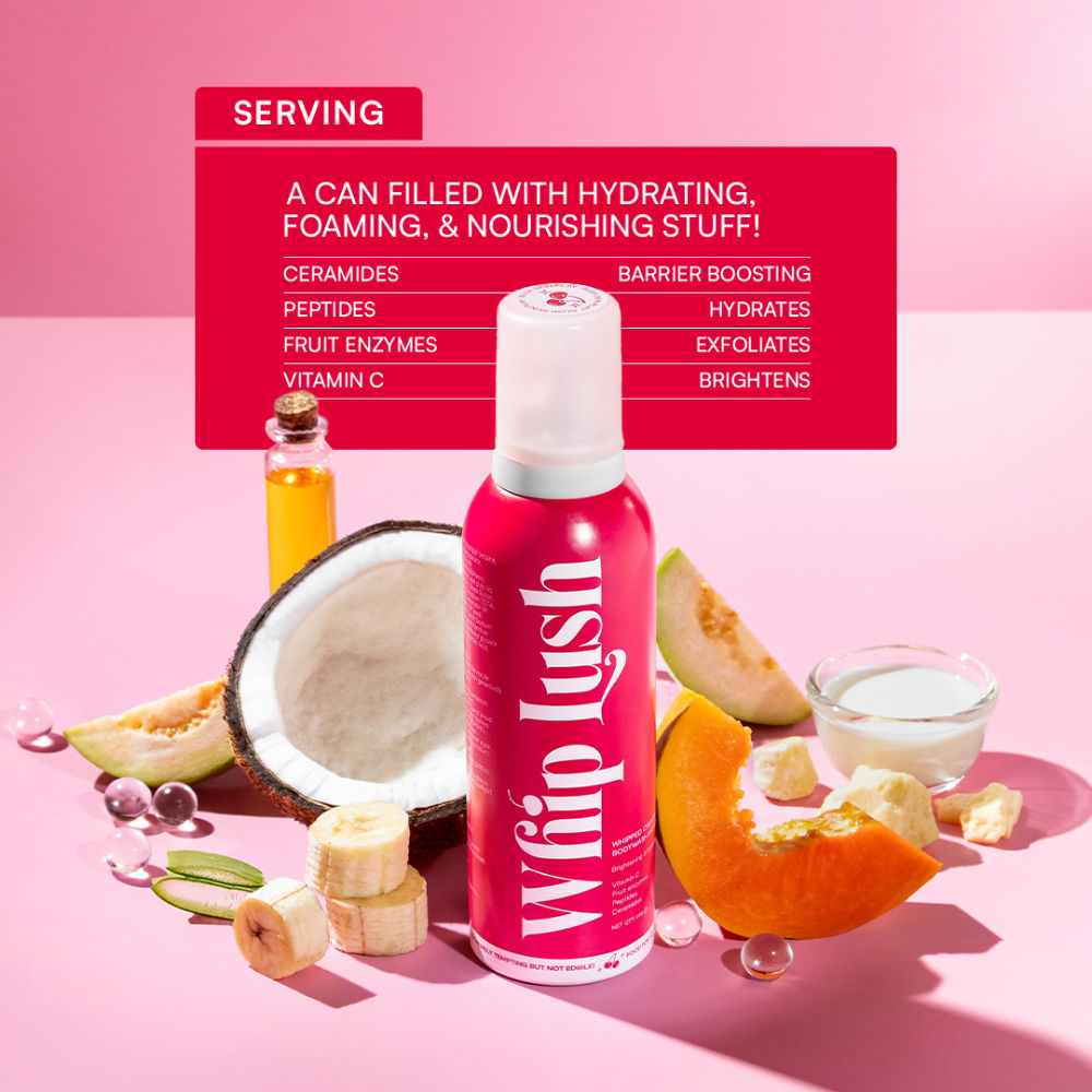 Whip Lush, Lux Whipped Cream Body Wash & Shaving Cream, Cherry Scent