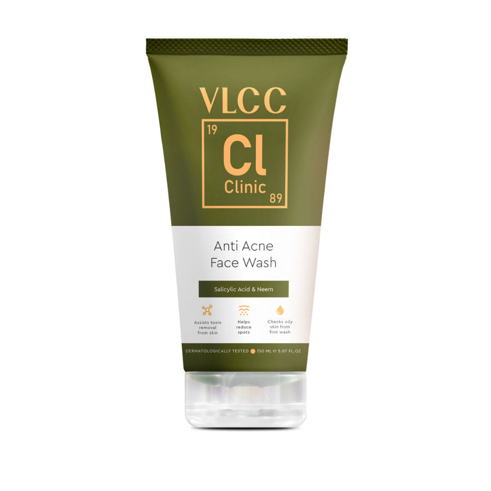 Anti Acne Face Wash With Salicylic Acid & Neem, Helps Reduce Spots & Checks Oil On Skin