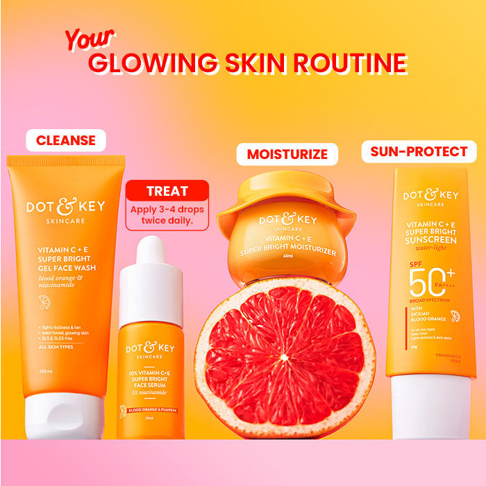 10% Vitamin C + E Face Serum With 5% Niacinamide, Fights Pigmentation & Dark Spots