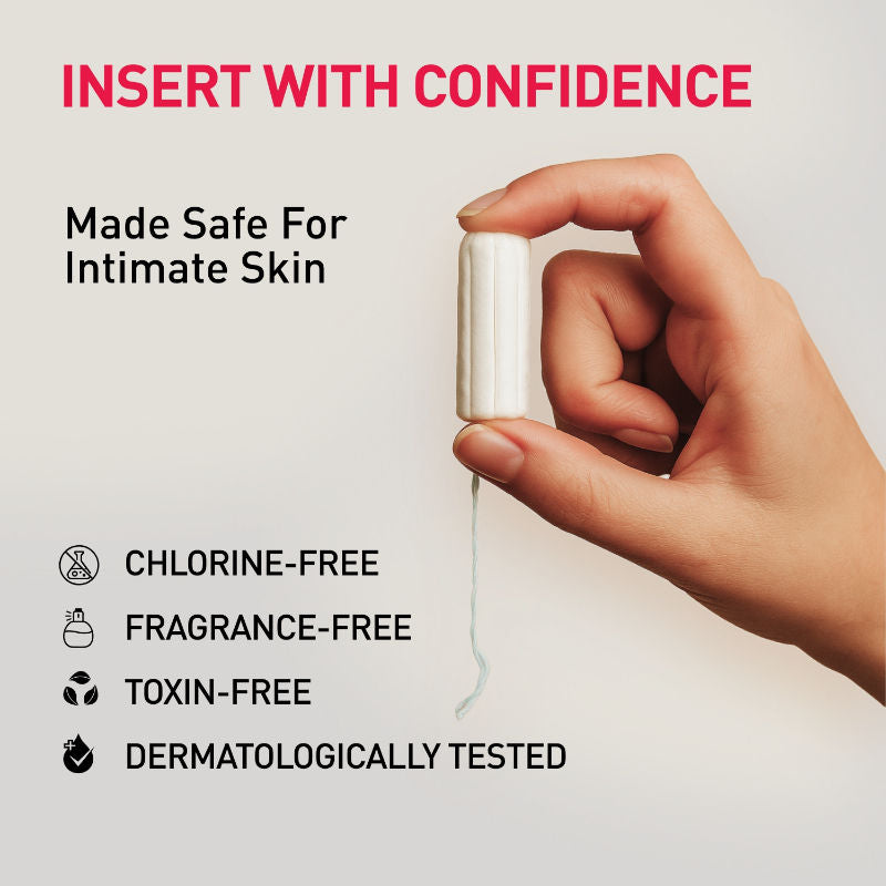 Fda Approved Non Applicator Tampons For Heavy Flow, Ultra Soft, Safe, & Biodegradable