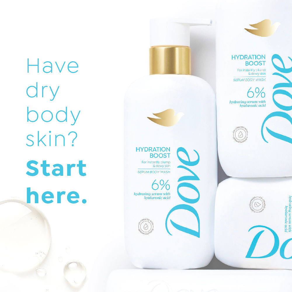 6% Hydrating Serum With Hyaluronic Acid Hydration Boost Bodywash