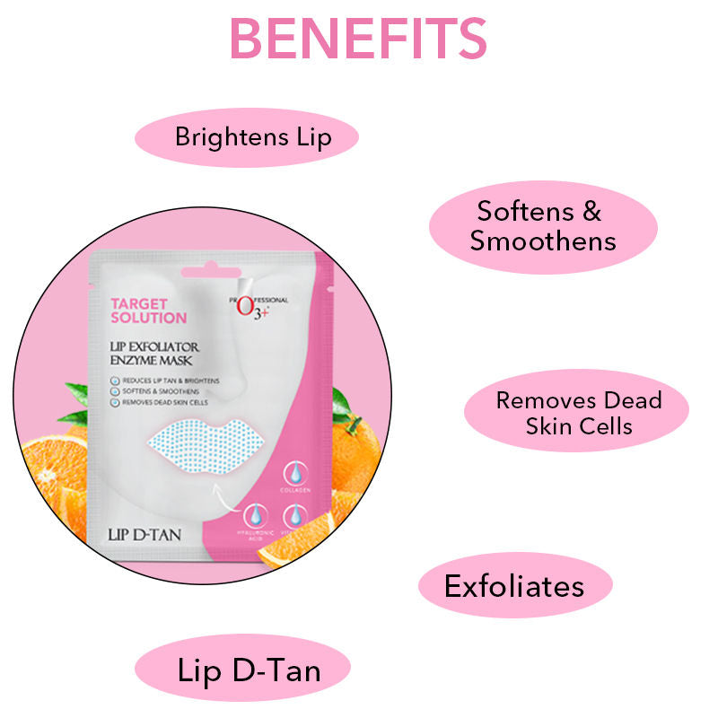 Lip Exfoliator Enzyme D-Tan Sheet Mask