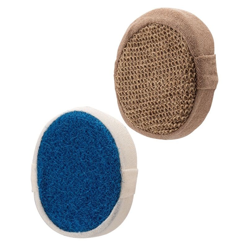 Bath Sponge Pair BA-3/2 (Color May Vary)