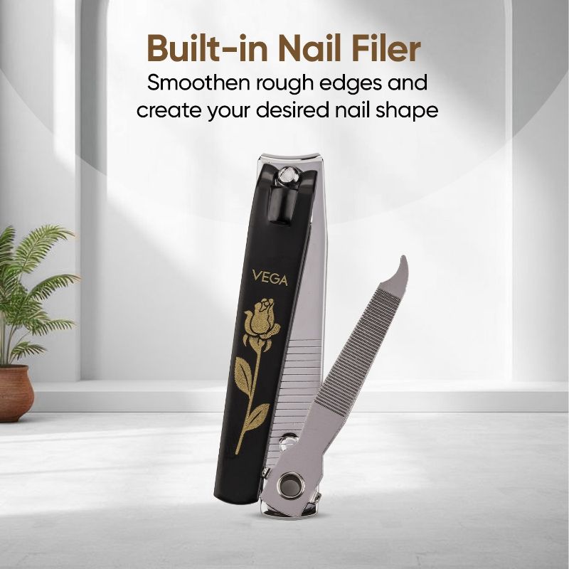 Large Nail Clipper Box - Black