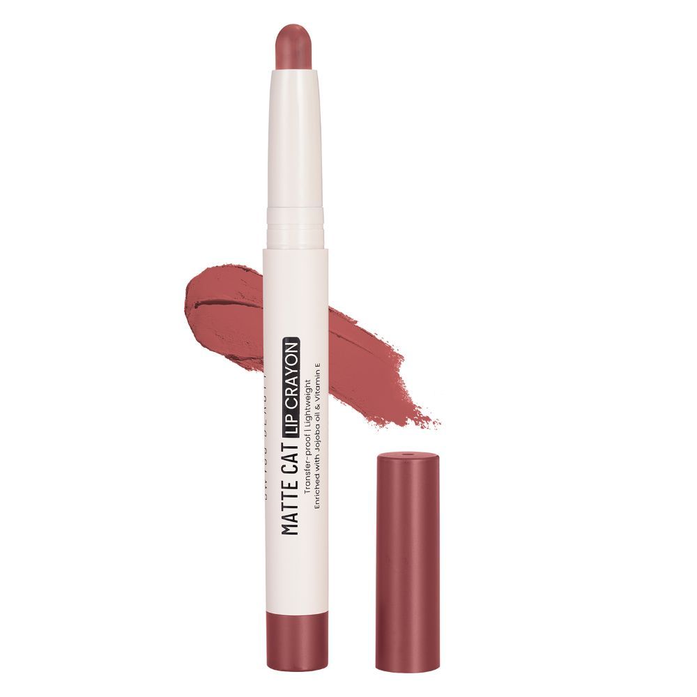 Non Transfer Matte Cat Lip Crayon - Spiced-Coral