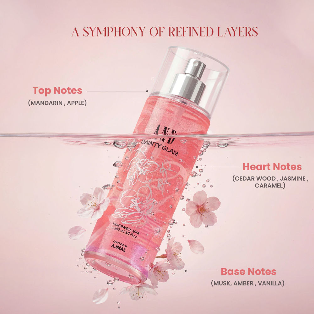 And Dainty Glam Body Mist Perfume For Women