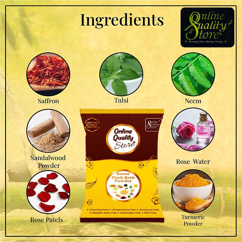 Sunni Pindi Bath Powder For Skin Lightening & Tan