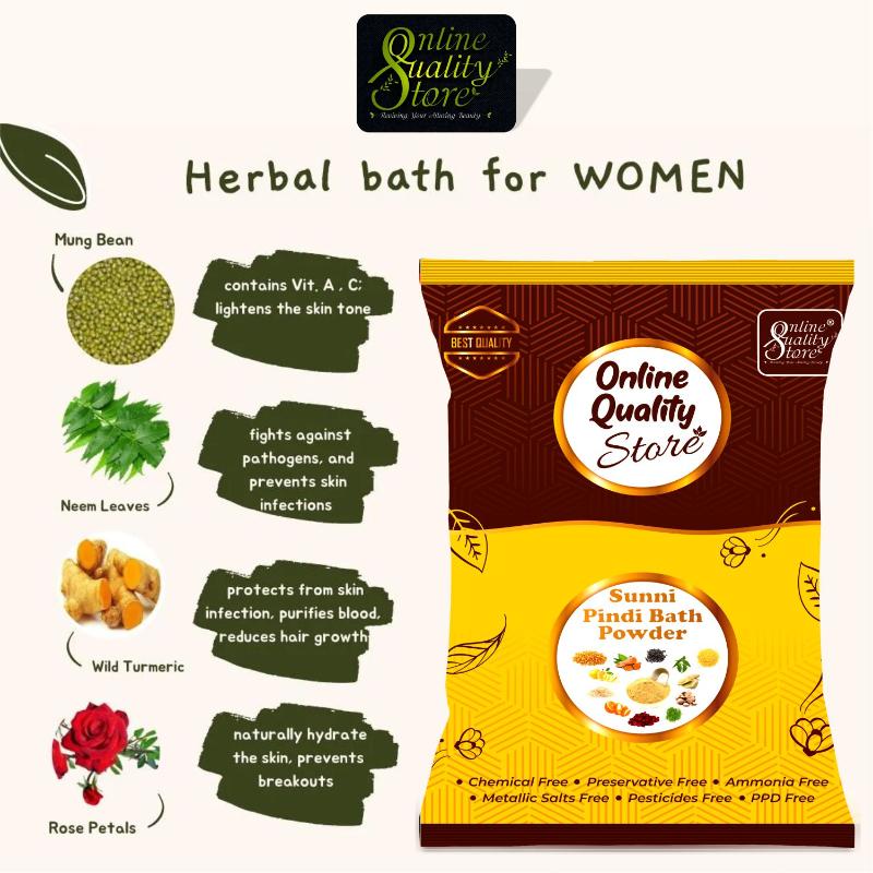 Sunni Pindi Bath Powder For Skin Lightening & Tan