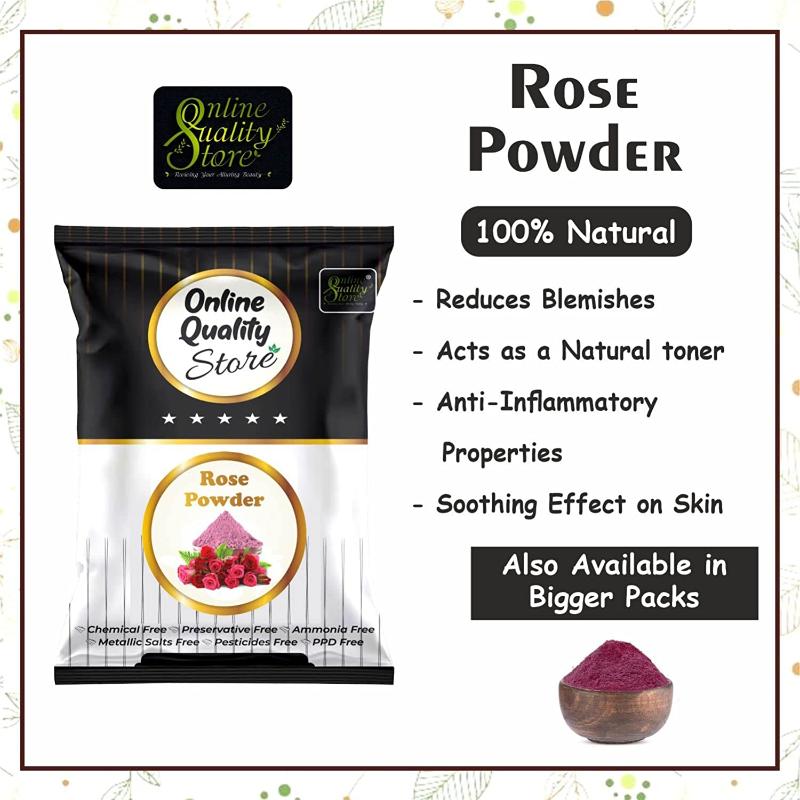 Multani Mitti, Chandan, Orange Peel, Neem & Rose Powder for Hair & Skin