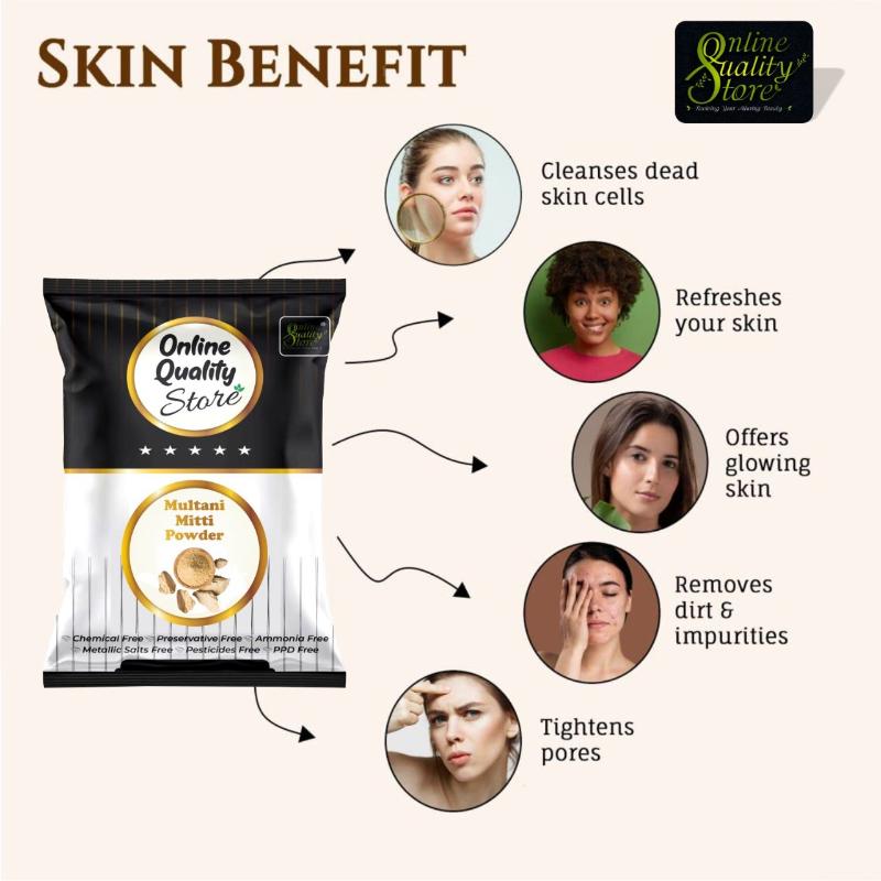 Pure Multani Mitti Powder For Hair & Skin