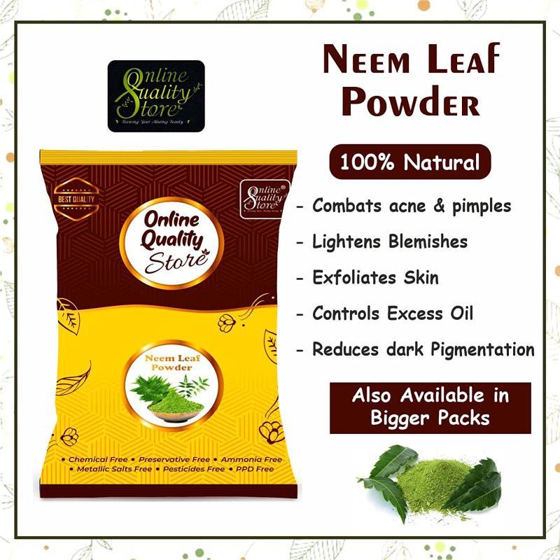 Pure Multani Mitti Powder & Neem Powder For Hair & Skin