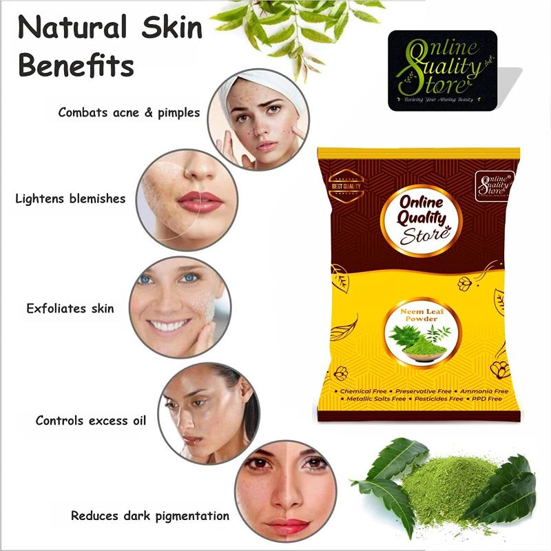 Pure Multani Mitti Powder & Neem Powder For Hair & Skin