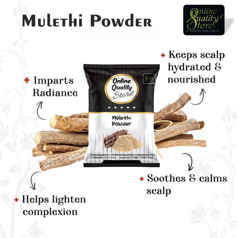 Lemon Peel, Mulethi Powder & Orange Peel Powder Pure & Natural For Hair & Skin