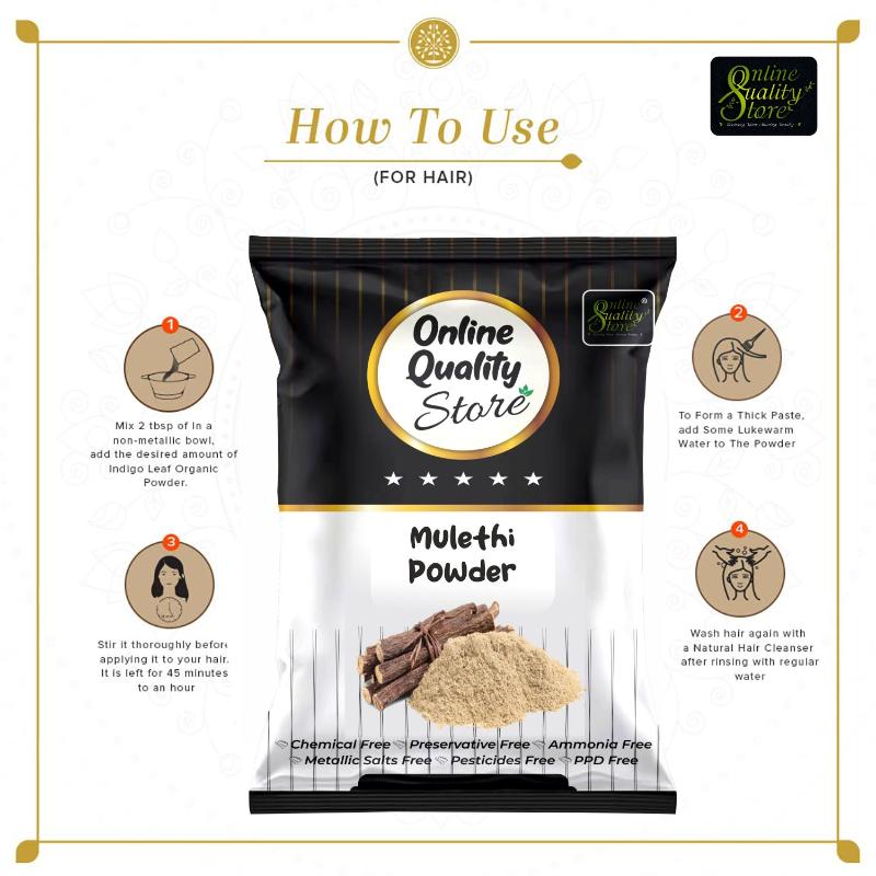 Lemon Peel, Mulethi Powder & Orange Peel Powder Pure & Natural For Hair & Skin