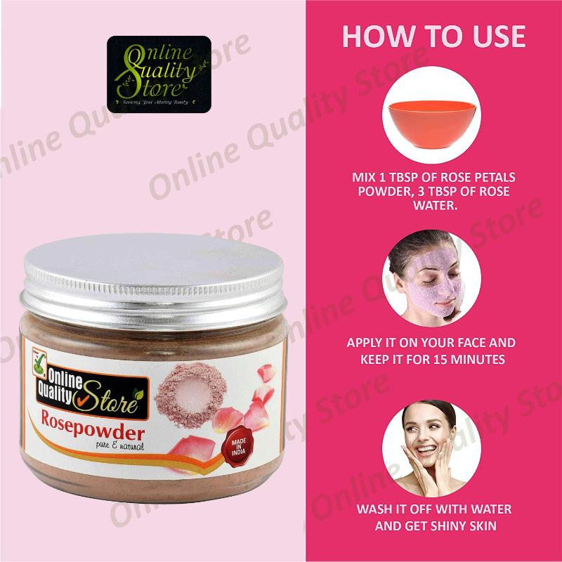 Rose Powder Pure & Natural For Hair & Skin