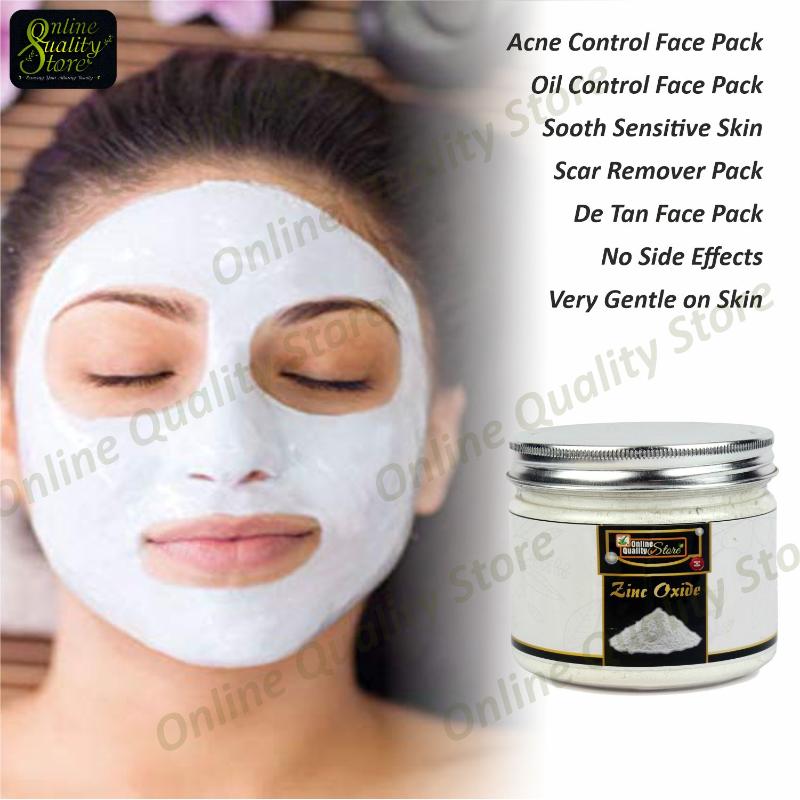 Zinc Oxide Powder Sunscreen Face Pack