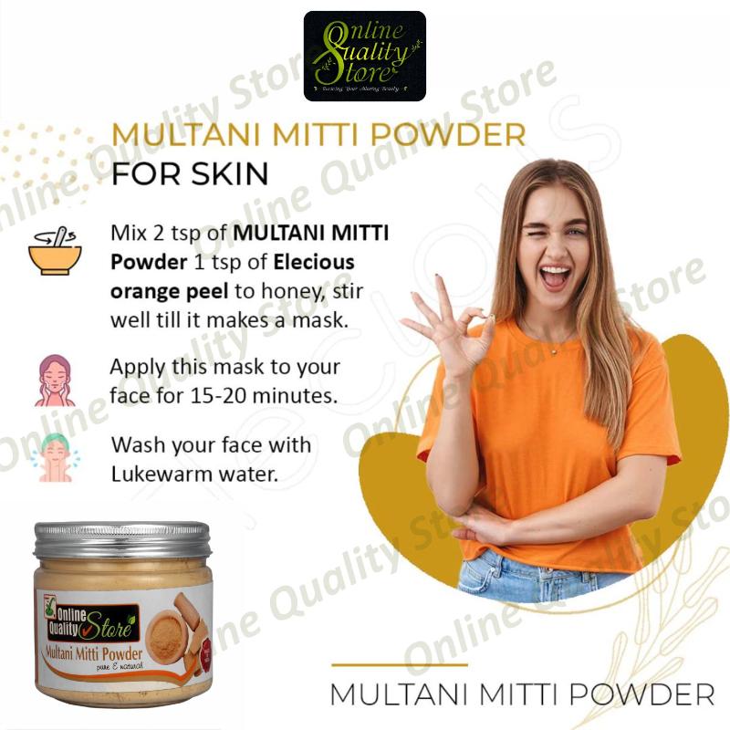 Multani Mitti Powder Pure & Natural For Hair & Skin