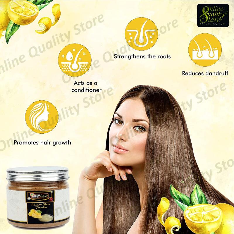 Lemon Peel Powder For Skin Whitening
