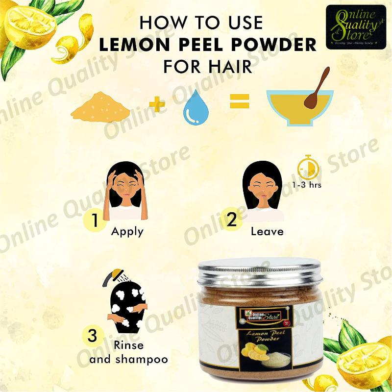Lemon Peel Powder For Skin Whitening