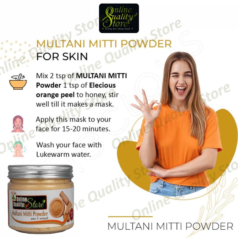 Chandan Powder + Rose Powder + Multani Mitti Powder For Skin