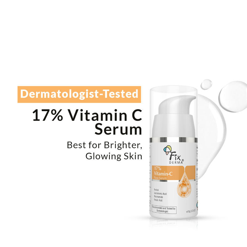 17% Vitamin C Face Serum With Retinol & Niacinamide - 10g