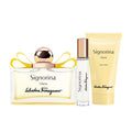 Ferragamo Signorina Libera Set (Eau De Parfum Body Lotion) For Her