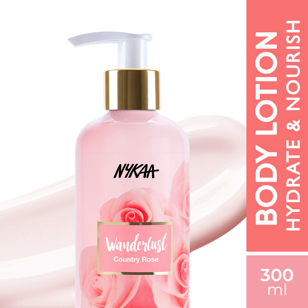 Nykaa Wanderlust Moisturising Body Lotion - Country Rose