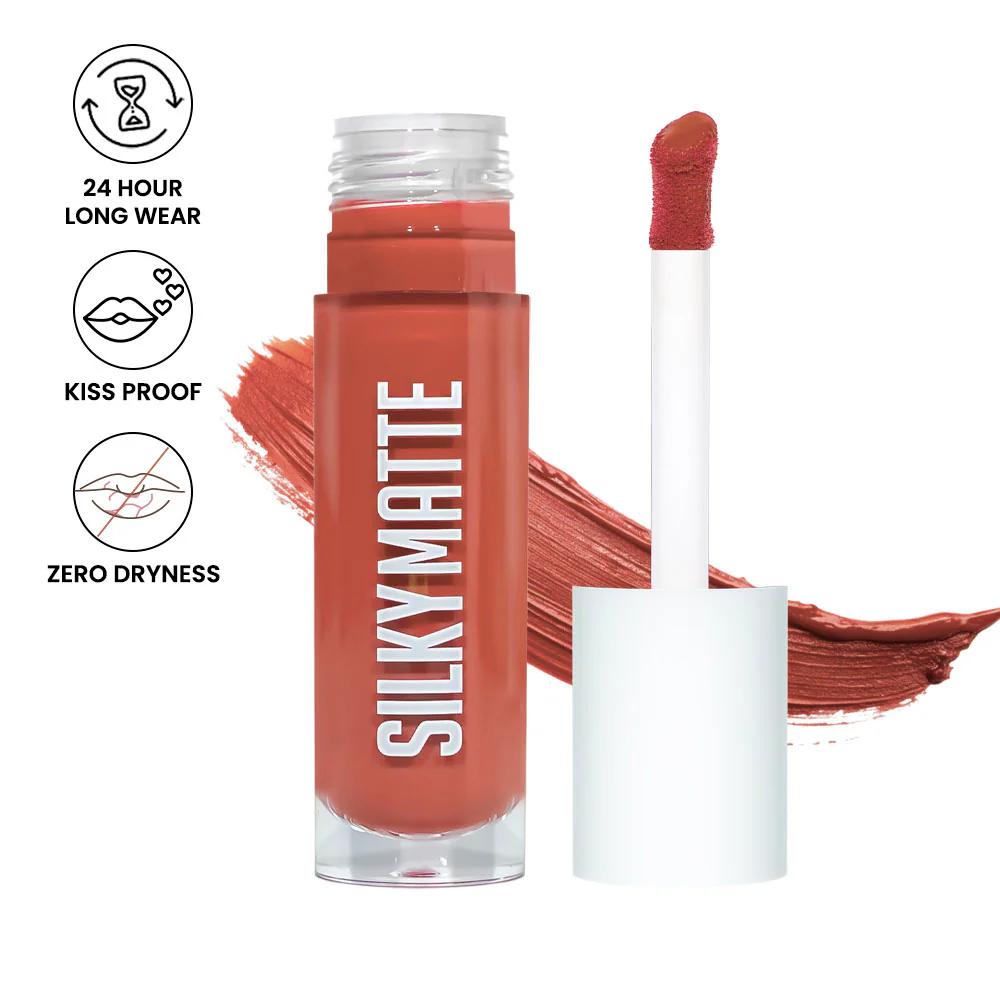 Silky Matte Gloss Liquid Lipstick - Touch-06