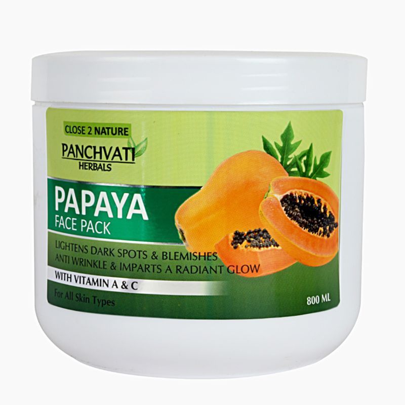 Papaya Face Pack with Vitamin A & C