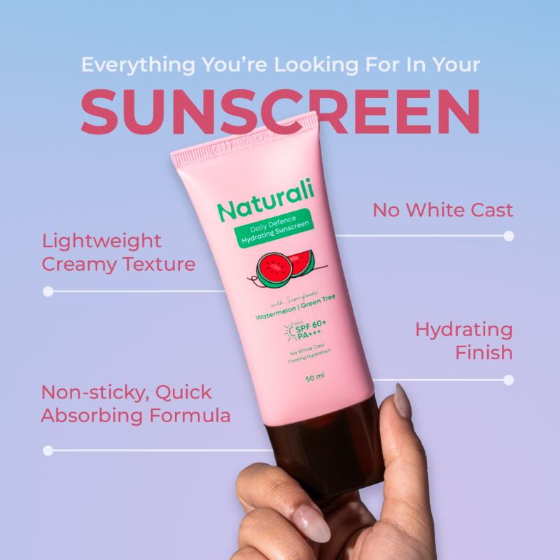 Daily Defence Cooling & Hydrating Sunscreen SPF60 With PA+++