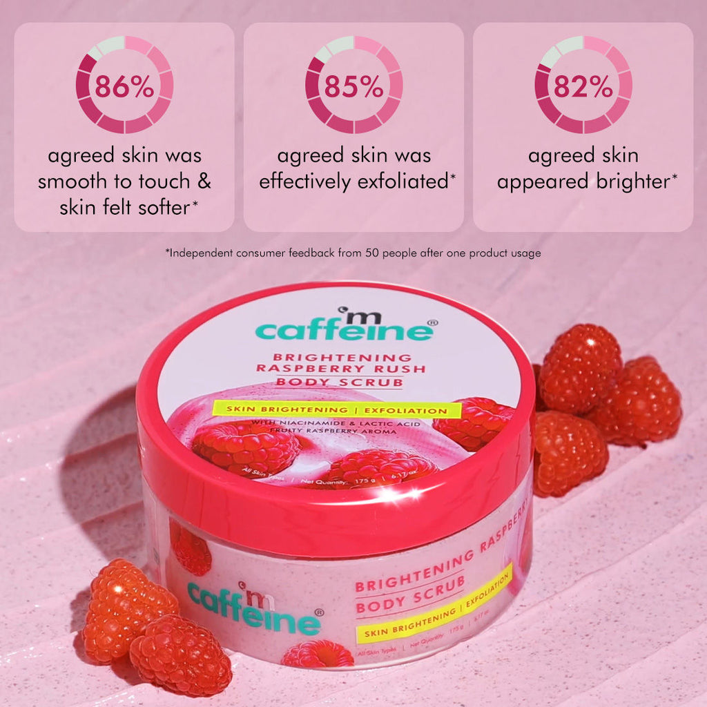 Brightening Raspberry Rush Body Scrub Removes Tan & Brightens Skin