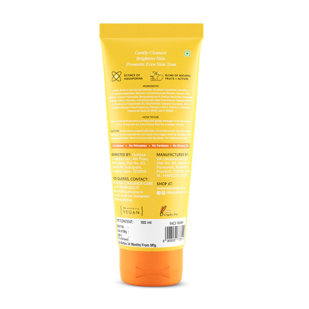 Glow+ Smoothie Face Wash with Papaya & Vitamin C , Hydrates & Gently Cleanses