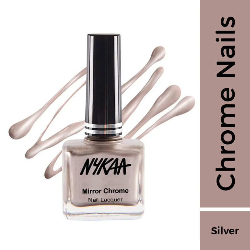 Nykaa Metallic Chrome Long Lasting Nail Enamel - Blonde Gold 164