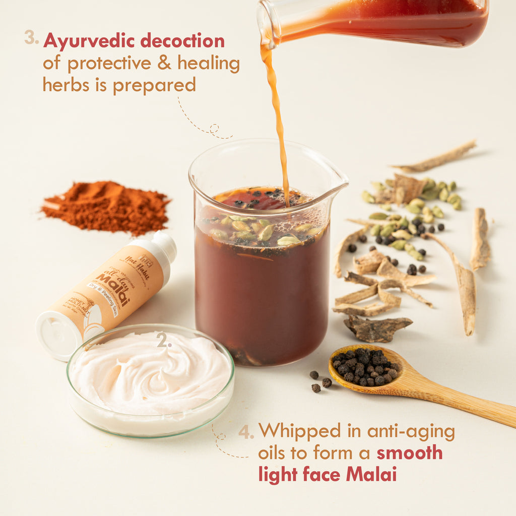 Honey Multi-Nut Face Moisturizer Malai, Day Cream For Dry Skin & Sensitive Skin