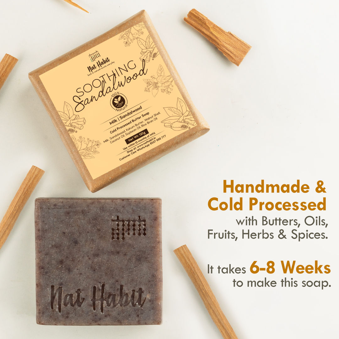 Fresh Healing Turmeric Oats & Soothing Sandalwood Soaps