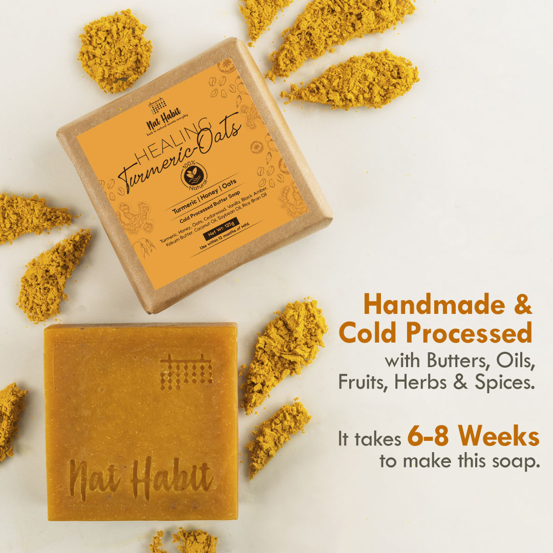 Fresh Healing Turmeric Oats & Soothing Sandalwood Soaps