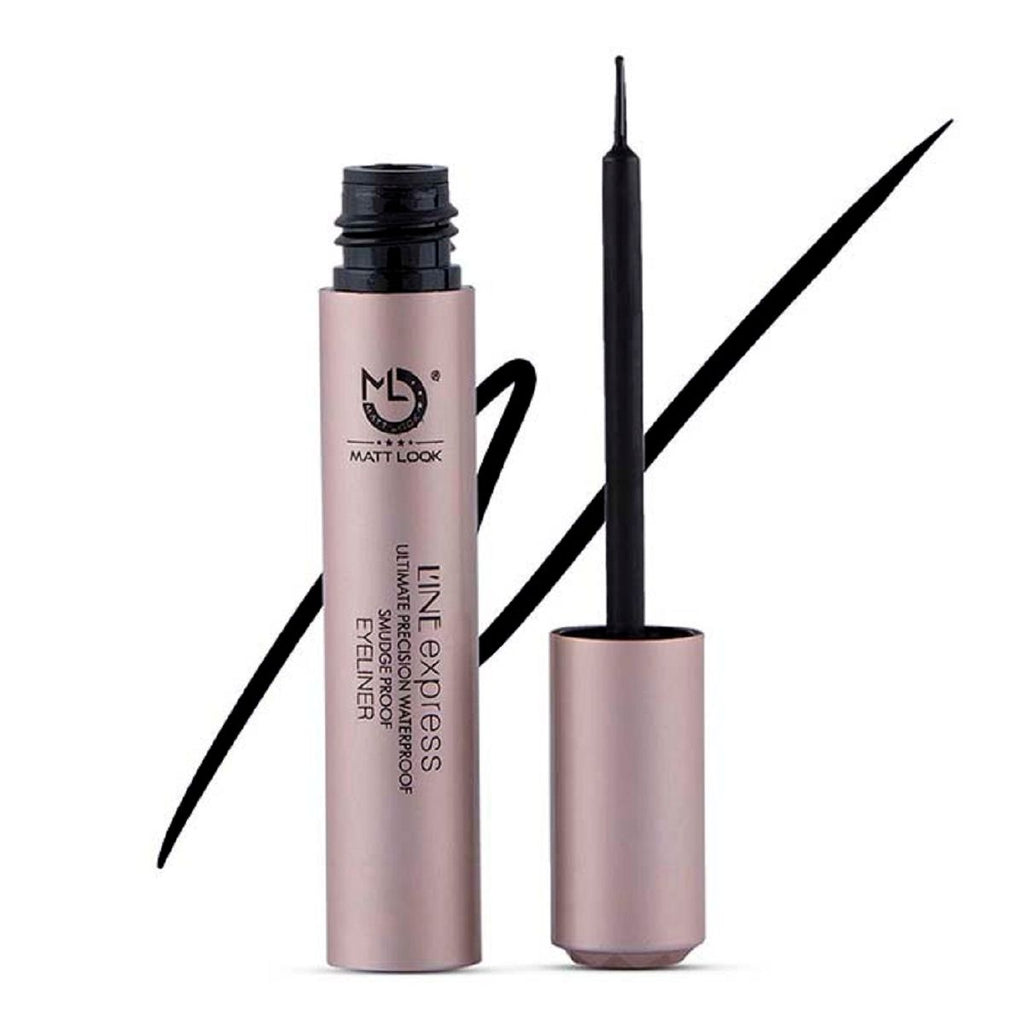 Line Express Ultimate Precision Waterproof Smudge Proof Eyeliner - Black