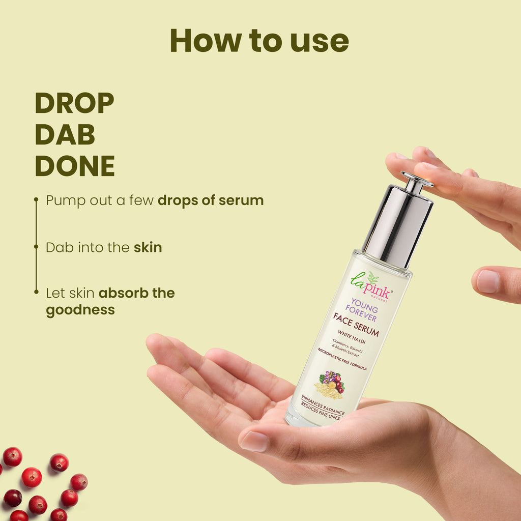 Young Forever Face Serum With Bakuchi, Fights Sign Of Ageing, For Oily & Dry Skin