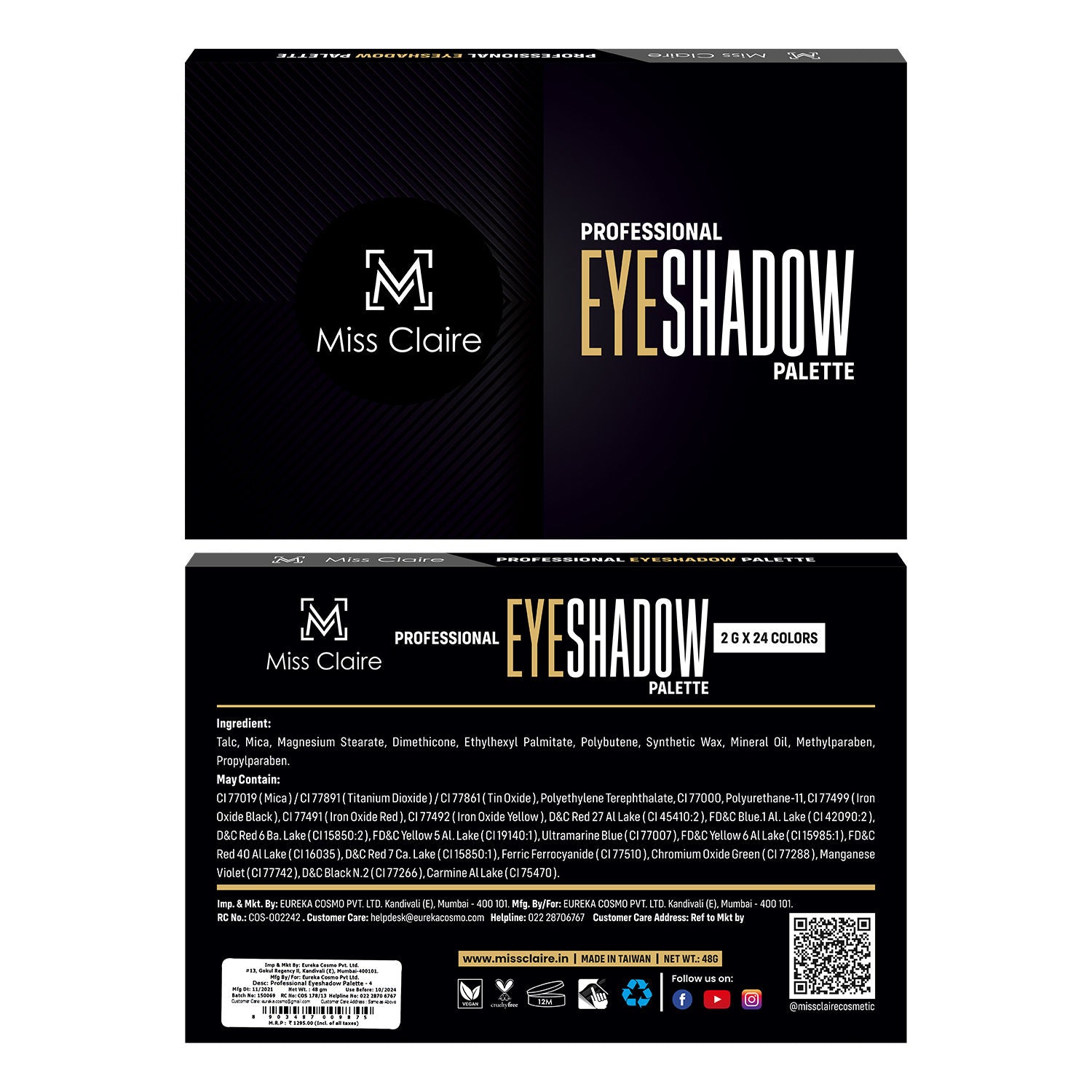 Professional Eyeshadow Palette - 4