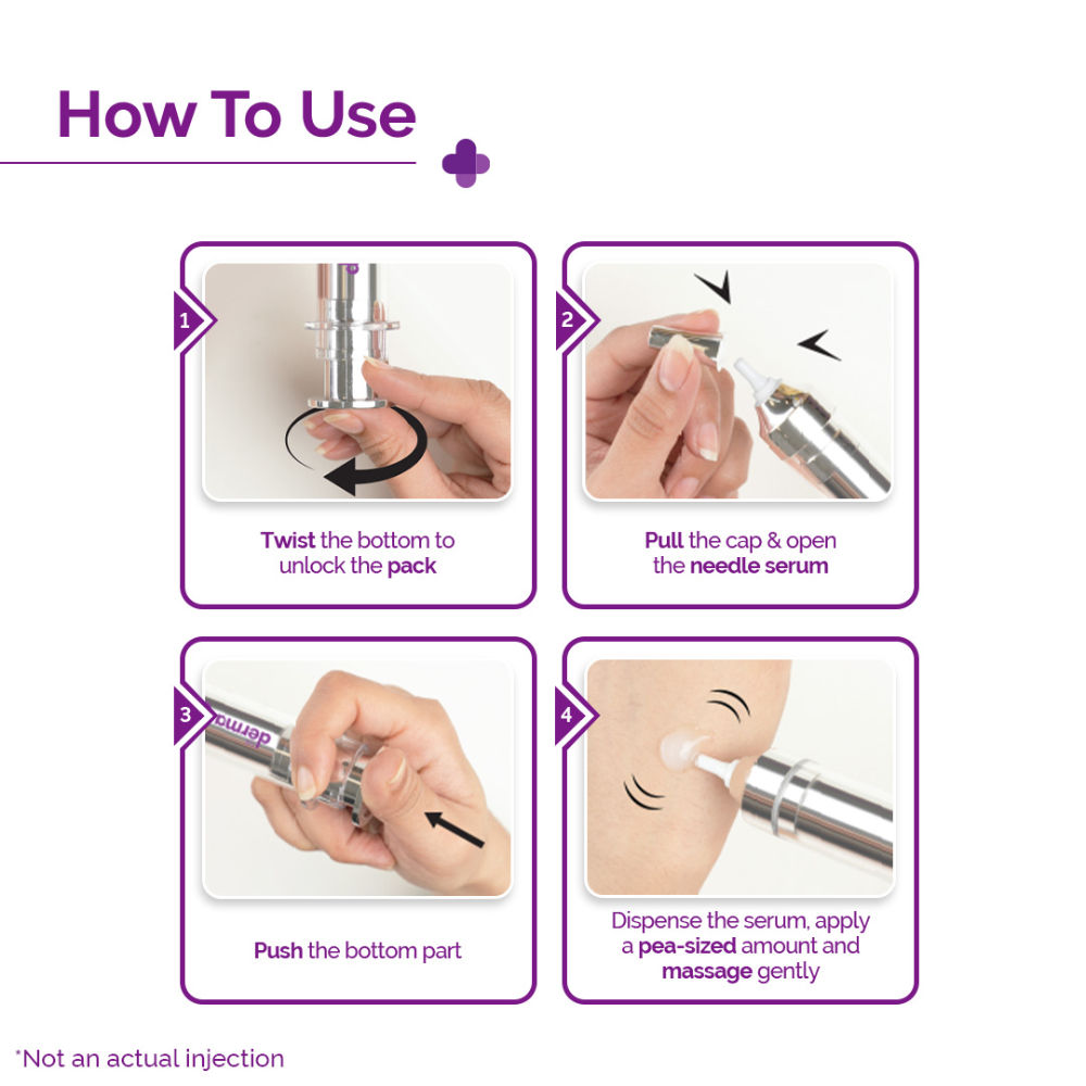 50000 PPM Vitamin C Microneedle Face Serum Shot for Radiant, Glowing Skin All Types