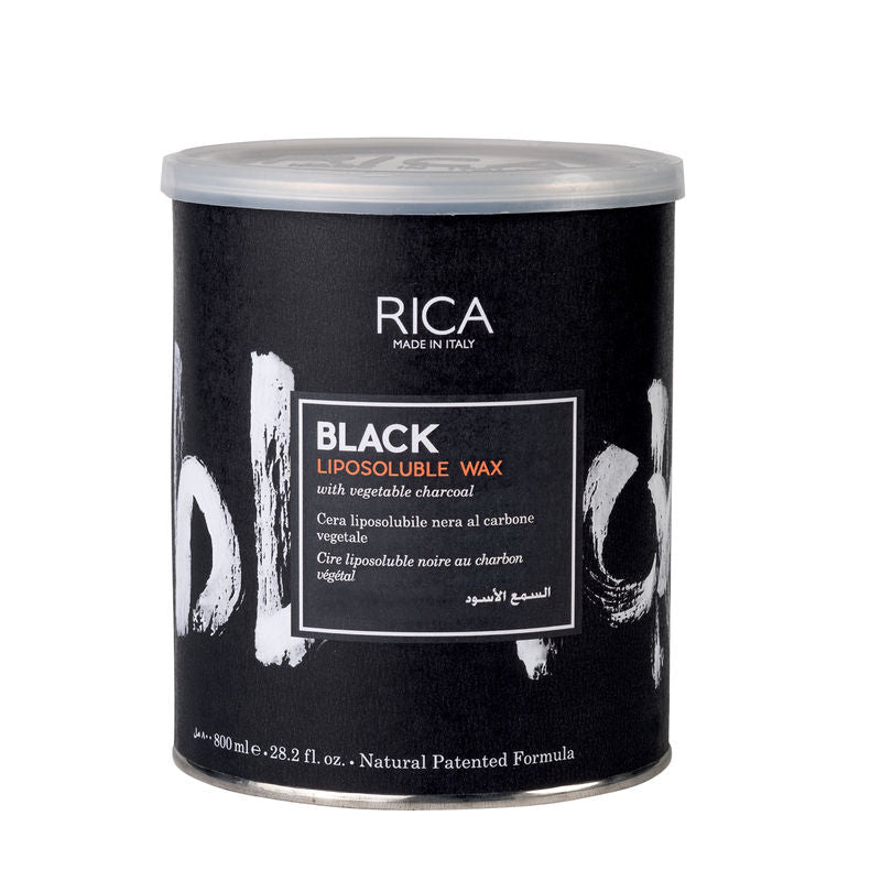 Black Liposoluble Wax For All Skin Type With Glyceryl Rosinate & Natural Beeswax