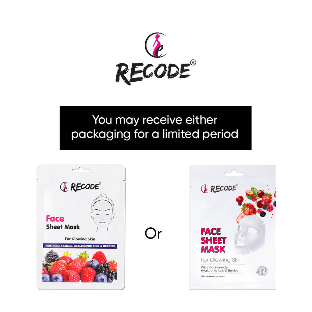 Face Sheet Mask For Glowing & Brightened Skin