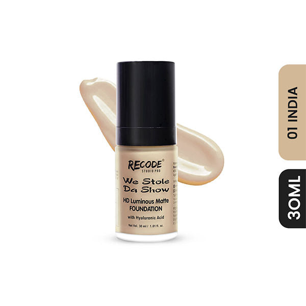 HD Luminous Matte Foundation - 01 India