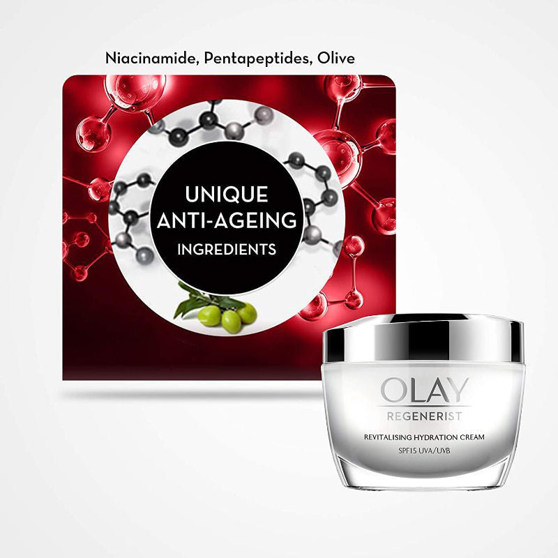 Regenerist Revilatising Hydration Day Cream With Spf 15 For Plump Skin With Niacinamide