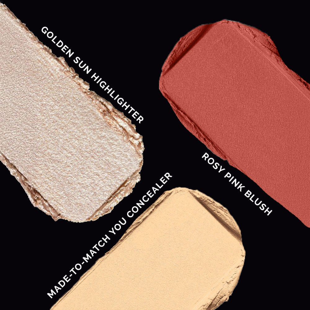 9To9 Triple Treat Stacked Face Palette - 01 Main Character