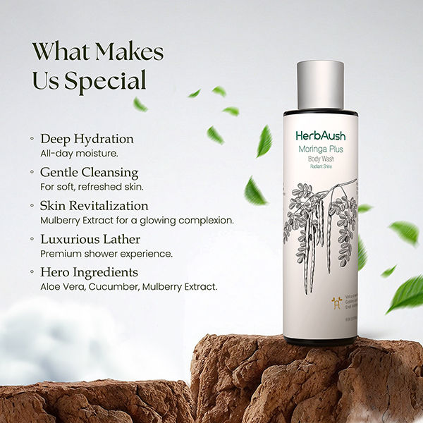 Moringa Plus Body Wash Shower Gel