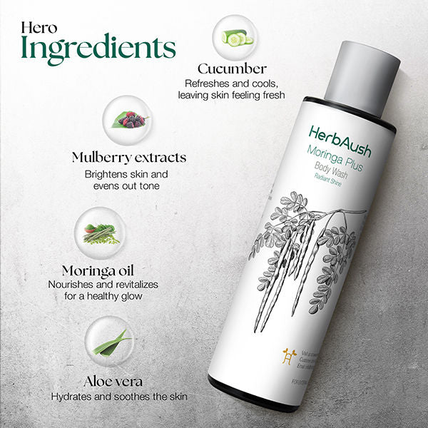 Moringa Plus Body Wash Shower Gel